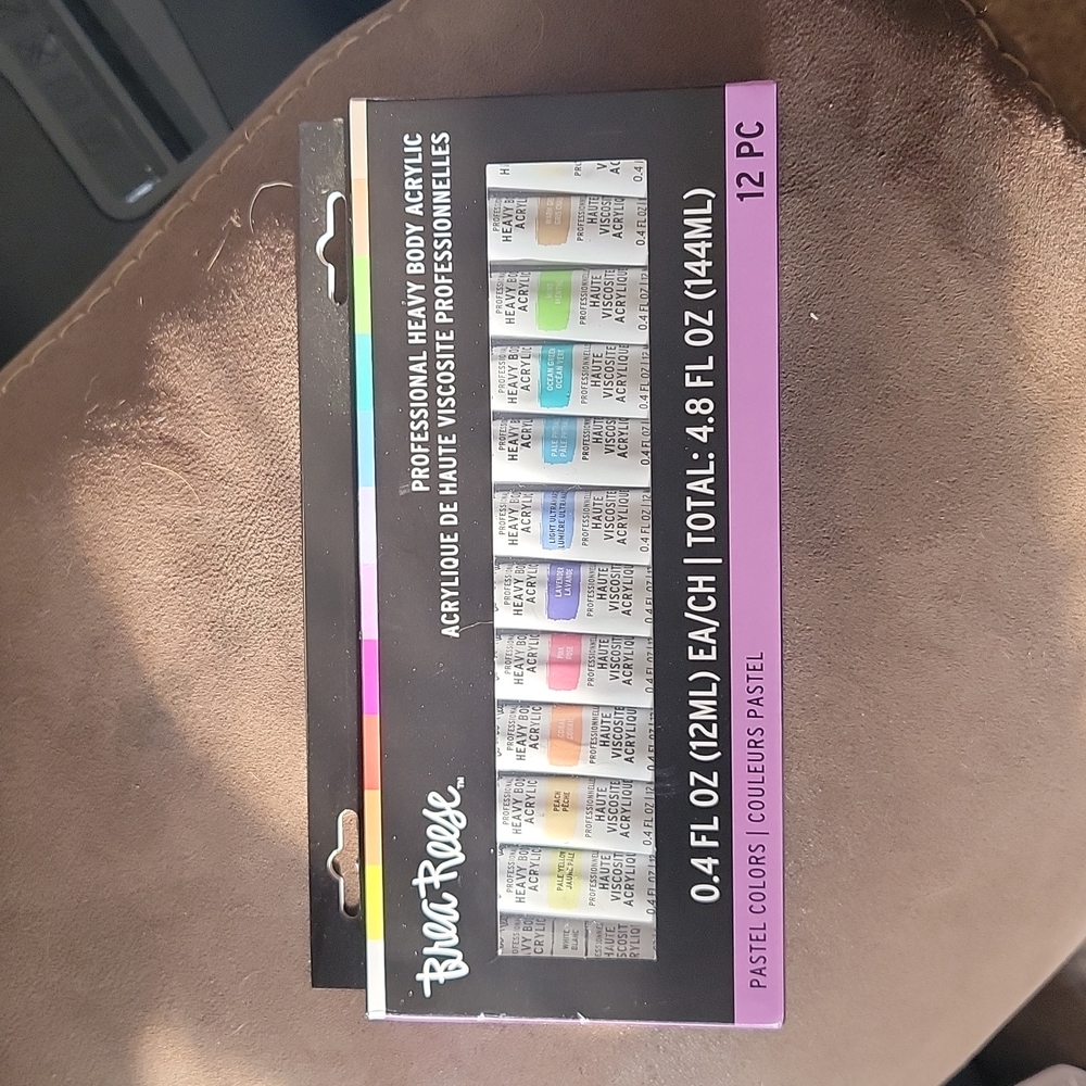Acrylic pastel paints
